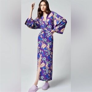 SMYTHE Floral Twist Maxi Dress